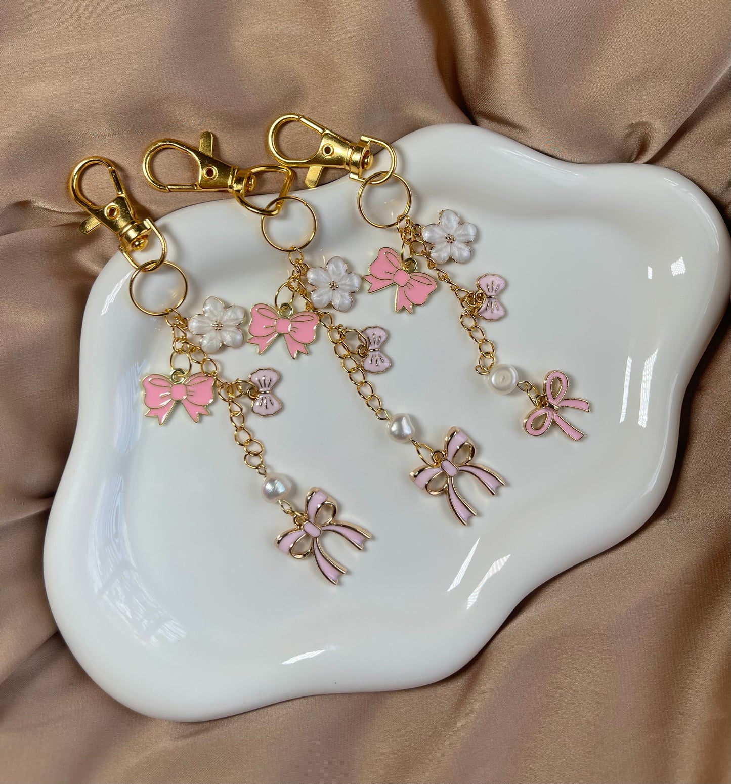Coquette Lip Gloss Keychain
