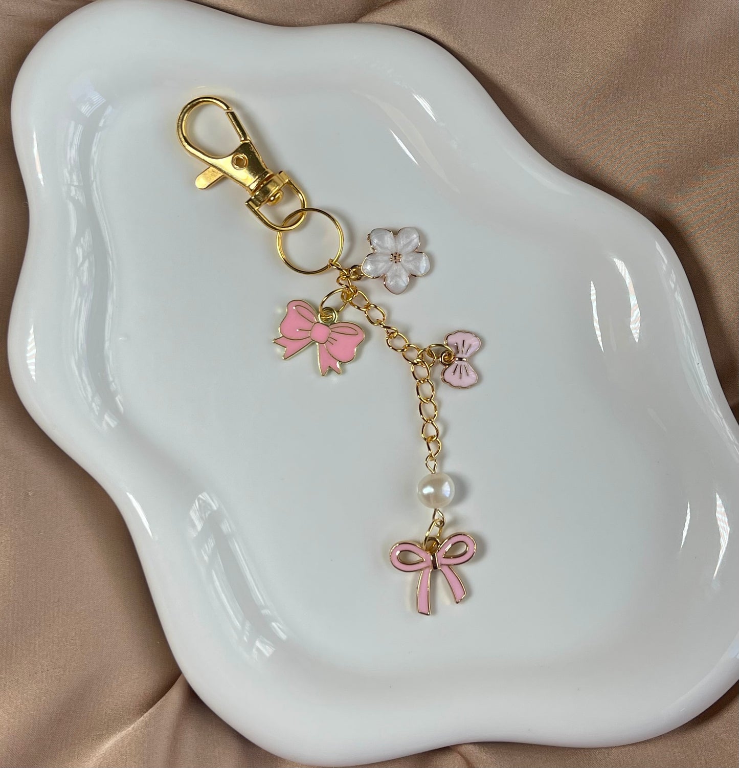 Coquette Lip Gloss Keychain